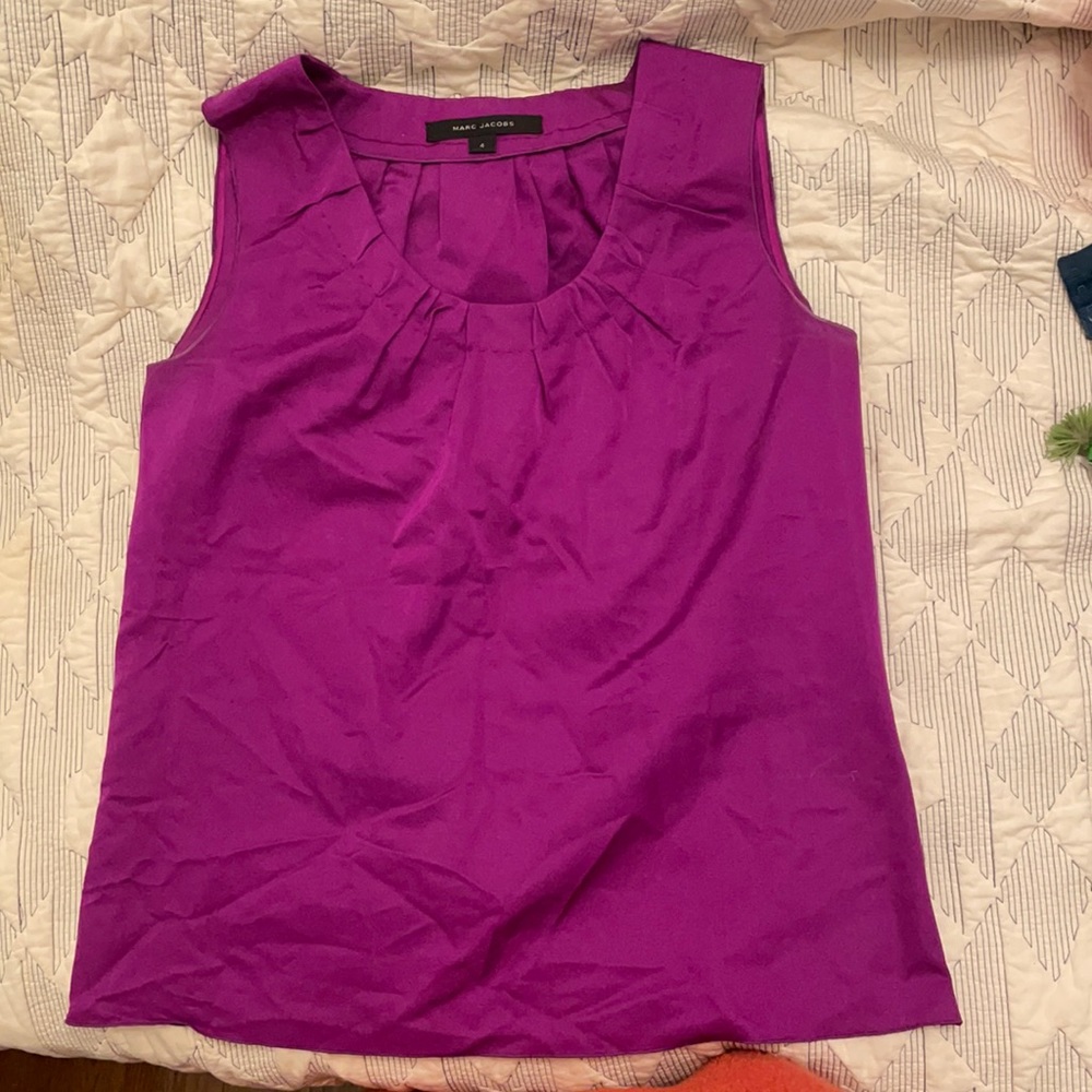 Marc Jacobs silk tank blouse